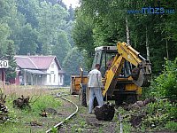 Příprava na oslavy ve Skalsku