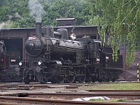 Setkání lokomotiv řady 354 v Lužné