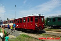 Přestup cestujících z Jičína do Dětenic Dolní Bousov 23.7.2016